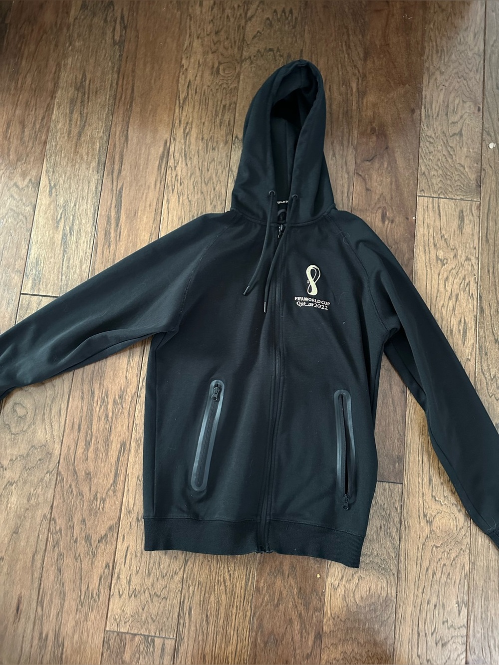 2022 Qatar World Cup Zip Up Hoodie Jacket  - Size S